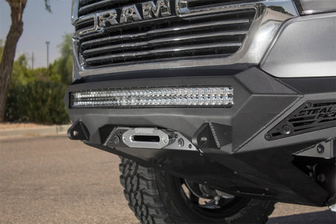 Addictive Desert Designs 19 Ram 1500 Stealth Fighter Front Bumper w/ Winch Mount & Sensor Cut Outs - F551422770103