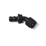 Russell Performance -4 AN Twist-Lok 45 Degree Hose End (Black) - 624073