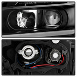 xTune 14-18 Chevy Impala (Excl Limited) DRL Halogen Proj Headlights - Blk (PRO-JH-CIM15-LB-BK) - 9042874