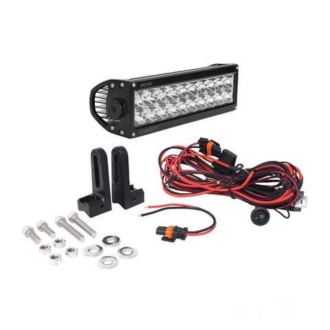 Westin Performance2X LED Light Bar Low Profile Double Row 10 inch Flex w/3W Osram - Black - 09-12230-20S