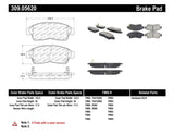 StopTech Performance Brake Pads - 309.05620