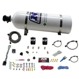 Nitrous Express All Ford EFI Single Nozzle Nitrous Kit (35-150HP) w/15lb Bottle - 20922-15