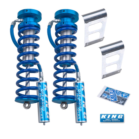 King Shocks 2005+ Ford F-250/F-350 4WD Front 2.5 Dia Remote Reservoir Coilover Conversion (Pair) - 25001-146