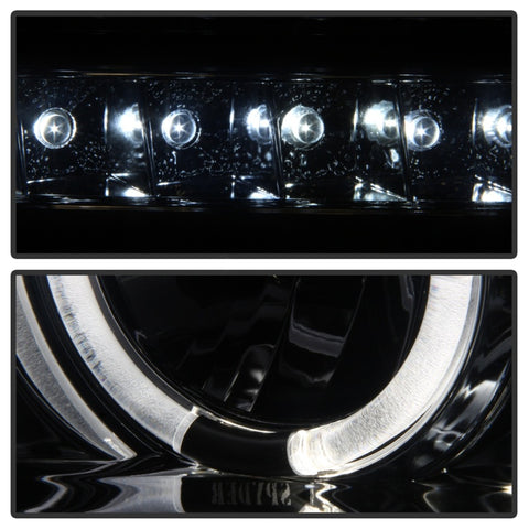 Spyder Toyota Tundra 07-13 Projector Headlights LED Halo LED Smke PRO-YD-TTU07-HL-SM - 5012043