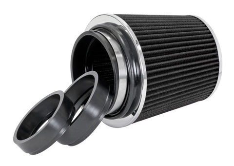 Spectre Adjustable Conical Air Filter 5-1/2in. Tall (Fits 3in. / 3-1/2in. / 4in. Tubes) - Black - 8131