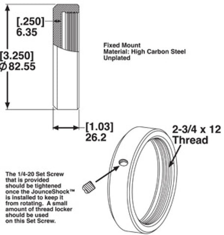 SPC Performance END MOUNT & ADAPTOR ASSY - 25505