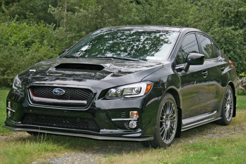 Rally Armor 15-21 Subaru WRX/STI (Sedan ONLY) Black UR Mud Flap w/ Grey Logo - MF32-UR-BLK/GRY