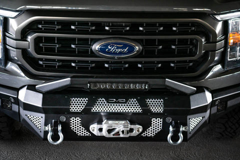 DV8 Offroad 21-22 Ford F-150 MTO Series Winch Front Bumper - FBFF1-10