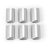 Russell Performance -8 AN Stainless Steel Crimp Collars (O.D. 0.700) (6 Per Pack) - 610372