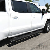 Westin 2019 Chevrolet Silverado/Sierra 1500 Crew Cab R7 Nerf Step Bars - Black - 28-71275