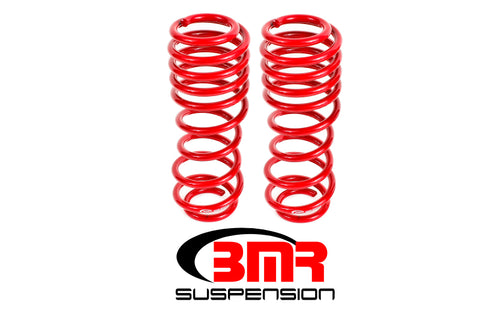 BMR 07-14 Shelby GT500 Rear Handling Version Lowering Springs - Red - SP074R