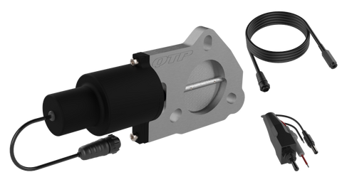 QTP 2.25in Bolt-On QTEC Electric Cutout Valve - Single - QTEC225