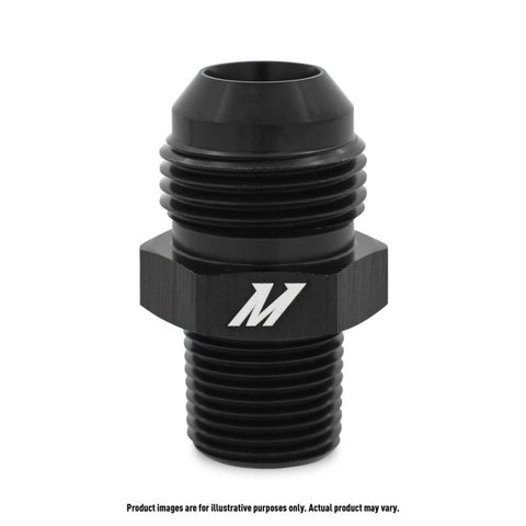 Mishimoto Aluminum -4AN to 1/4 NPT Fitting - Black - MMFT-ADA-0414