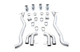 AWE Tuning 18-19 BMW M5 (F90) 4.4T AWD Axle-back Exhaust - Track Edition (Chrome Silver Tips) - 3020-42069