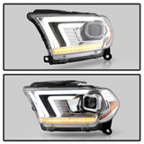 Spyder Dodge Durango 11-13 Halogen Model Only Projector Headlights - Chrome PRO-YD-DDU11SI-C - 5088277