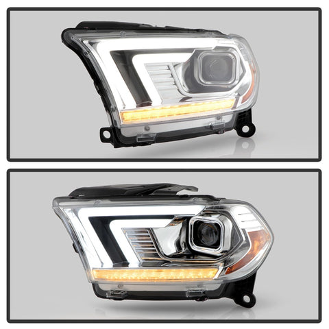 Spyder Dodge Durango 11-13 Halogen Model Only Projector Headlights - Chrome PRO-YD-DDU11SI-C - 5088277