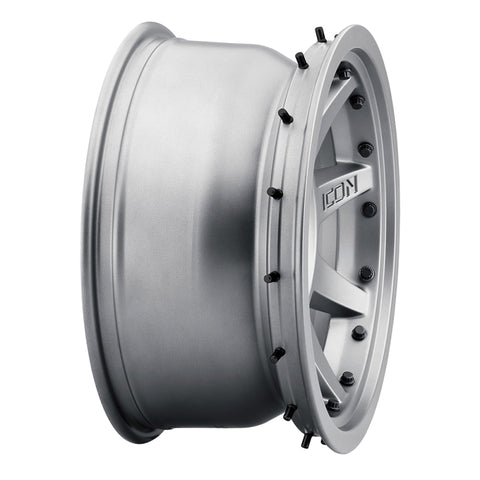 ICON Rebound Pro 17x8.5 5x150 25mm Offset 5.75in BS 110.1mm Bore Titanium Wheel - 21817855557TT