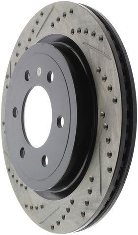 StopTech Slotted & Drilled Sport Brake Rotor - Right Rear - 127.65153R