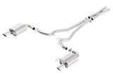 Borla Atak S Cat-Back 15-17 Ford Mustang GT 5.0L V8 MT/AT 2.5in pipe 4in tip - 140591