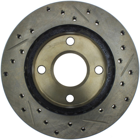 StopTech Slotted & Drilled Sport Brake Rotor - 127.61001R