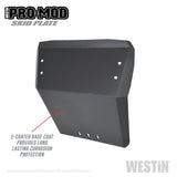 Westin 19-22 Ford Ranger Outlaw/Pro-Mod Skid Plate - Tex. Blk - 58-71085