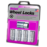 McGard Wheel Lock Nut Set - 4pk. (Cone Seat) M14X1.5 / 21mm & 22mm Dual Hex / 1.965in. L - Chrome - 24210