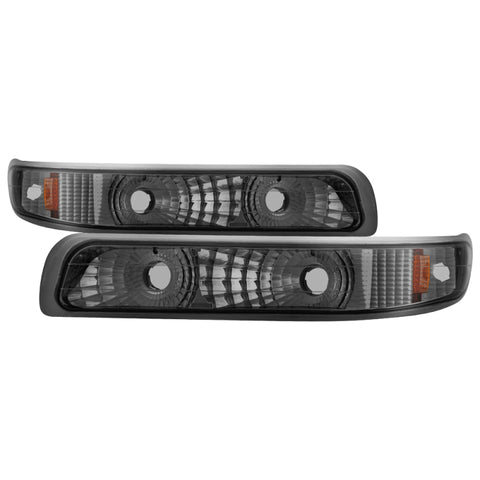 Xtune Chevy Silverado 99-02 Amber Reflector Bumper Lights Smoke CBL-JH-CS99-AM-SM - 5064288