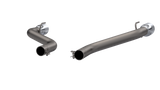 QTP 16-18 Chevrolet Camaro SS 6.2L 304SS Eliminator Muffler Delete Axle Back Exhaust w/4.5in Tips - 700116