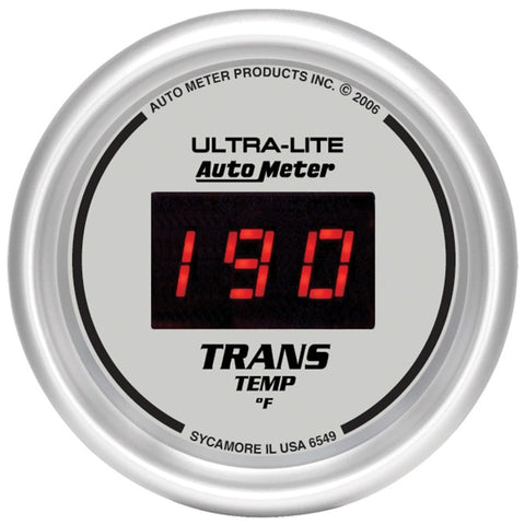 Autometer Ultra-Lite 52mm 0-300 Deg F Digital Oil Temperature - 6549