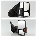 xTune Chevy Silverado 14-16 Heated Amber LED Signal Mirror Chrome MIR-CSIL14S-G3C-PWH-AM-SET - 9936777