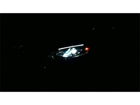 Spyder Ford Focus 12-14 Projector Headlights Halogen Model Only - DRL Black PRO-YD-FF12-DRL-BK - 5072832