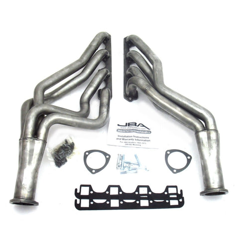 JBA 65-73 Ford Mustang 260-302 SBF 5 Speed T5/T56 1-3/4in Primary Raw 409SS Long Tube Header - 6611S