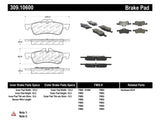 StopTech Performance 02-06 Mini Rear Brake Pads - 309.10600