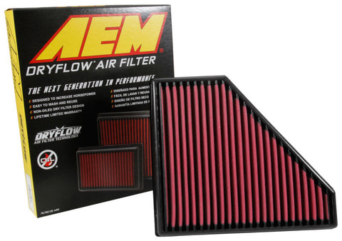 AEM 13-17 Cadillac ATS V6-3.6L F/I DryFlow Air Filter - 28-20496