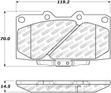 StopTech Street Select Brake Pads - Front/Rear - 305.06470