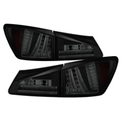 Spyder Lexus IS250 06-08 LED Tail Lights Black Smoke ALT-YD-LIS06-LED-BSM - 5080790