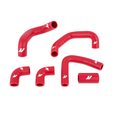 Mishimoto 90-95 Chevy Corvette ZR1 Red Silicone Hose Kit - MMHOSE-VET-90RD