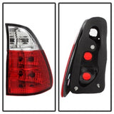 Spyder BMW E53 X5 00-06 4PCS Euro Style Tail Lights- Red Clear ALT-YD-BE5300-RC - 5000835