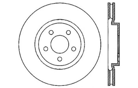 StopTech Drilled Sport Brake Rotor - 128.63061L