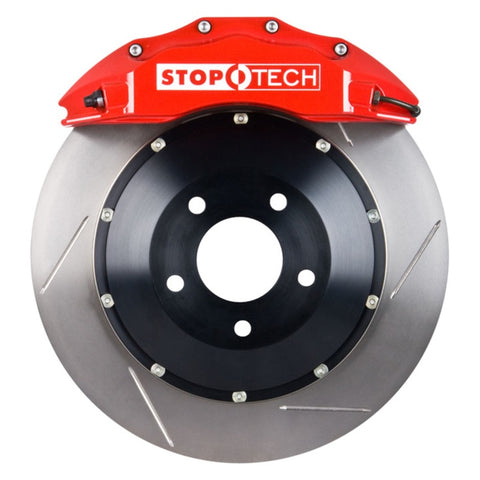 StopTech BBK 93-98 Toyota Supra Front ST-60 355x32 Red Slotted Rotors - 83.857.6700.71