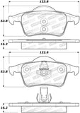 StopTech Performance 99-06 Volvo S80 Rear Brake Pads - 308.07950