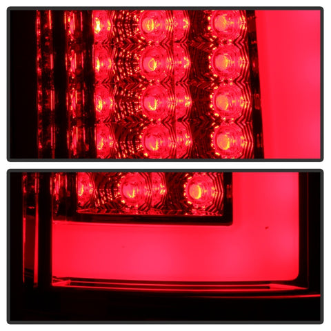 Spyder 07-09 Dodge Ram 2500/3500 V3 Light Bar LED Tail Lights - Red Clear (ALT-YD-DRAM06V3-LBLED-RC) - 5084286