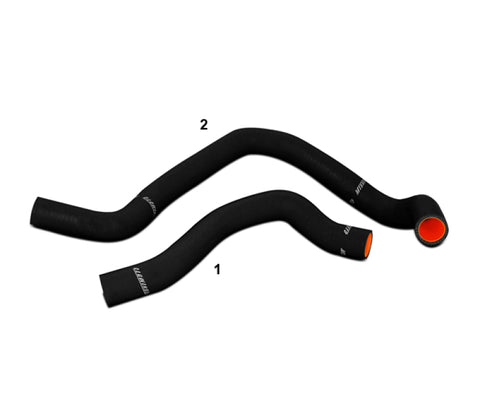 Mishimoto 88-91 Honda Civic w/ B16 Black Silicone Hose Kit - MMHOSE-CIV-88B16BK