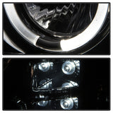 Spyder GMC Sierra 1500/2500/3500 07-13 Projector Headlights LED Halo- LED Smoke PRO-YD-GS07-HL-SM - 5010629