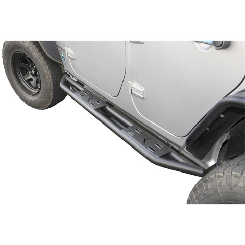 Rampage 07-18 Jeep Wrangler JK Unlimited TrailCrawler Rock Slider & Rocker Guard - Black - 88737