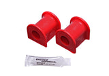 Energy Suspension 2015 Ford Mustang 22mm Rear Sway Bar Bushings - Red - 4.5198R