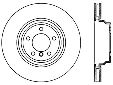 StopTech Drilled Sport Brake Rotor - 128.34079R