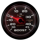 Autometer Phantom II 2-5/8in 30INHG-45PSI Phantom Mechanical Boost/Vacuum Gauge - 7808