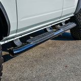 Westin 21-22 Ford Bronco (4-Door) PRO TRAXX 4 Oval Nerf Step Bars - Textured Black - 21-24195