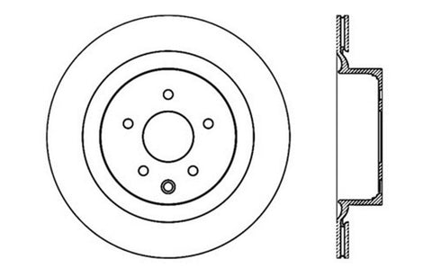 StopTech Drilled Sport Brake Rotor - 128.42093L